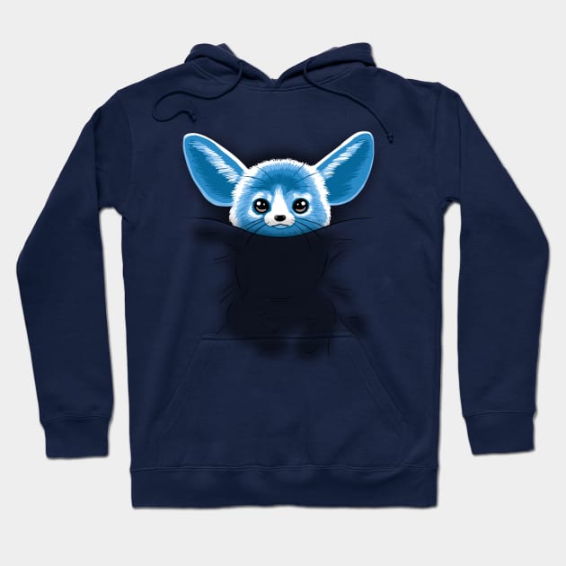 Blue Rodent sleeping in bed Hoodie by albertocubatas